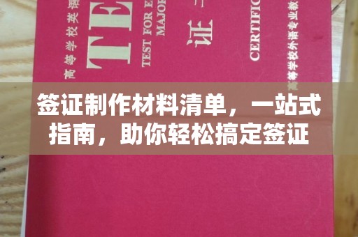伊宁签证制作材料清单，一站式指南，助你轻松搞定签证