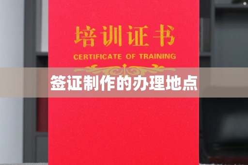 伊宁签证制作的办理地点