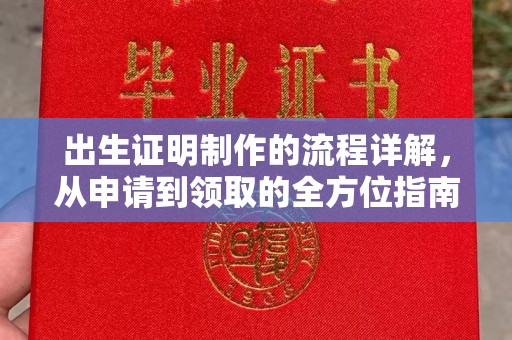伊宁出生证明制作的流程详解，从申请到领取的全方位指南