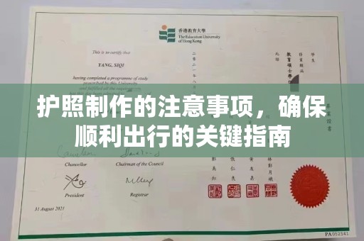 伊宁护照制作的注意事项，确保顺利出行的关键指南