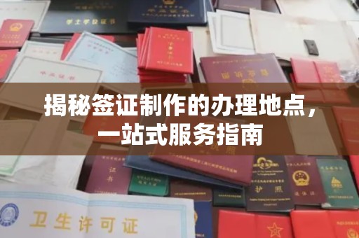 伊宁揭秘签证制作的办理地点，一站式服务指南