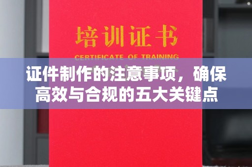 伊宁证件制作的注意事项，确保高效与合规的五大关键点